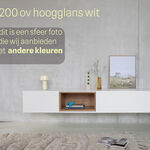 TV-meubel incl. 2 Cocons, RAAT, Halm 200 OV, Hoogglans wit